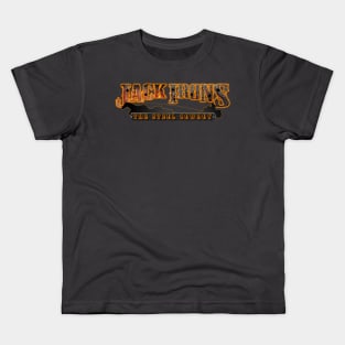 Jack Irons: The Steel Cowboy Logo by Zero Fawkes Kids T-Shirt